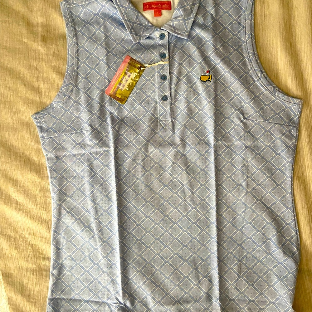 Masters Collection - Tank Top Polo (Blue)